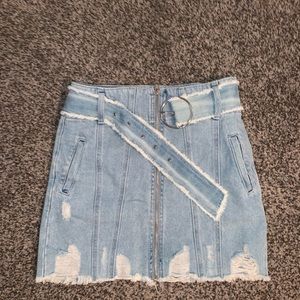 Jean skirt